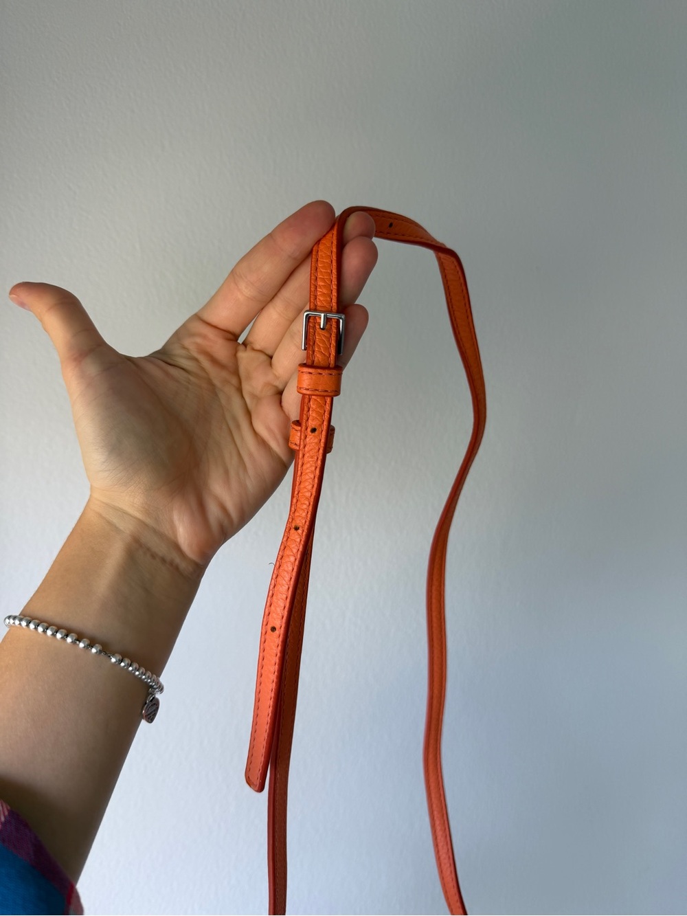Marc Jacobs Orange Leather Mini Crossbody Bag - Picture 7 of 7